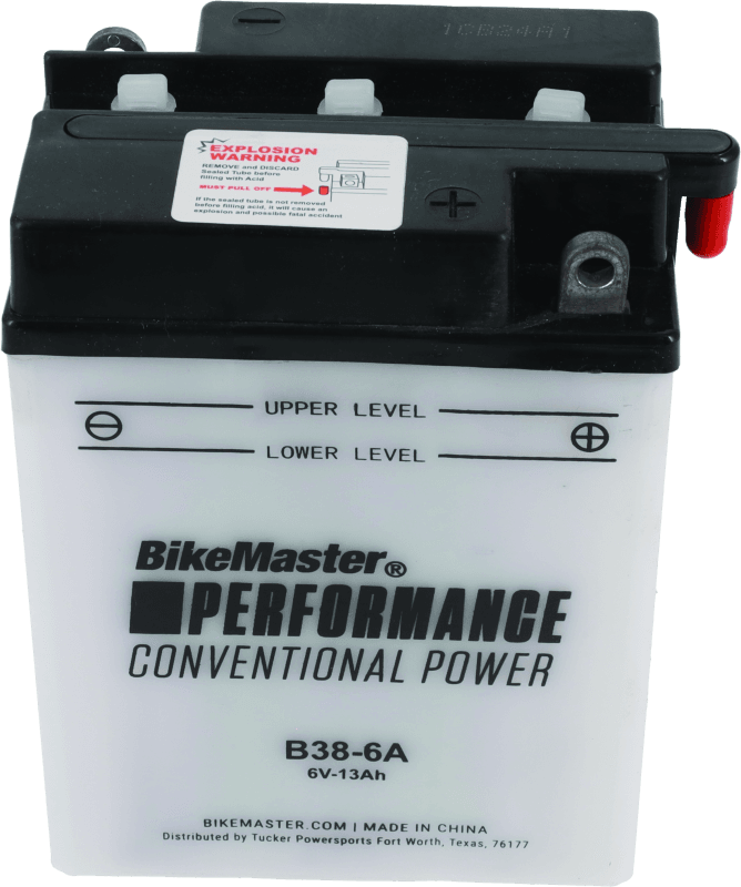 BikeMaster — B38-6A Battery, 104 CCA