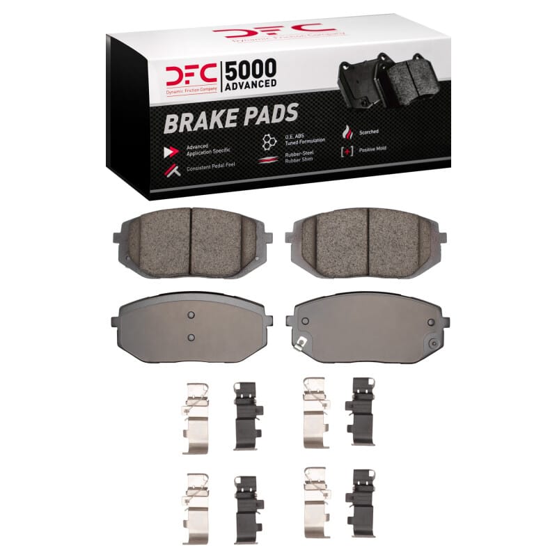 DFC — DFC 21-25 Hyundai Sonata Front 5000 Advanced Low Metallic Brake Pads and Hardware Kit