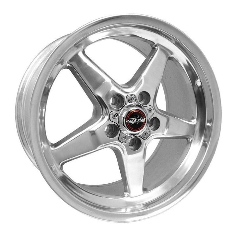 Race Star — Race Star 92 Drag Star 17x10.50 5x4.75bc 7.00bs Direct Drill Polished Wheel