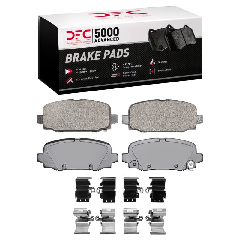 DFC — DFC 17-25 Jeep Compass Rear 5000 Advanced Ceramic Brake Pads and Hardware Kit
DFC Brake Pad Set