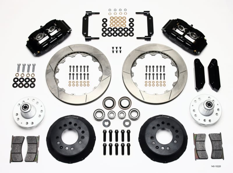 Wilwood — Wilwood Narrow Superlite 6R Front Hub Kit 12.88in 1970-1973 Mustang Disc Spindle
BRAKE KIT