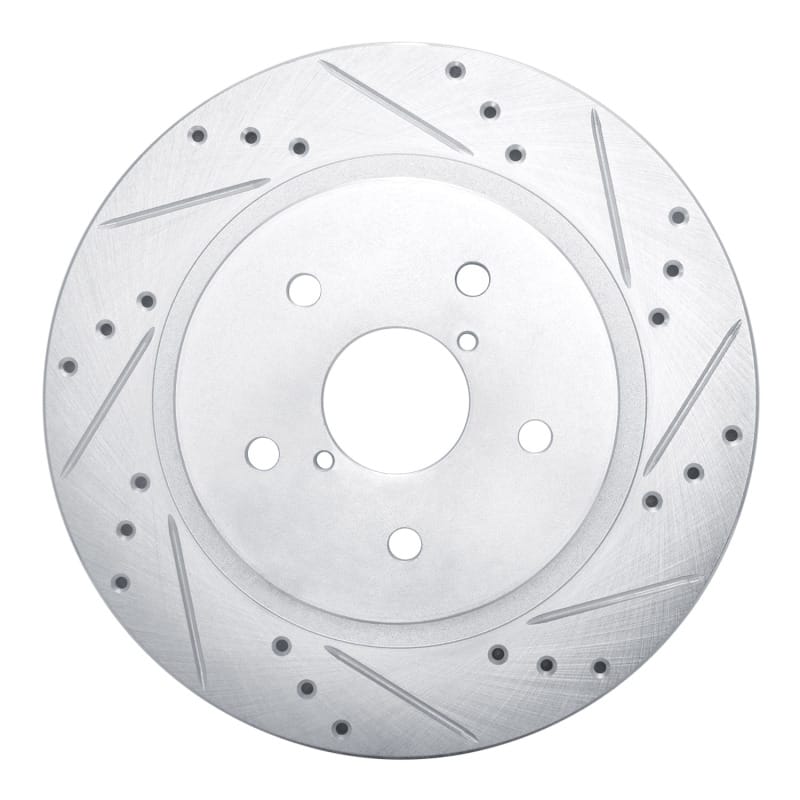 R1 Concepts — R1 2015-2025 Subaru WRX Rear Right Drilled & Slotted Silver Brake Rotor
R1 Brake Rotor Drill