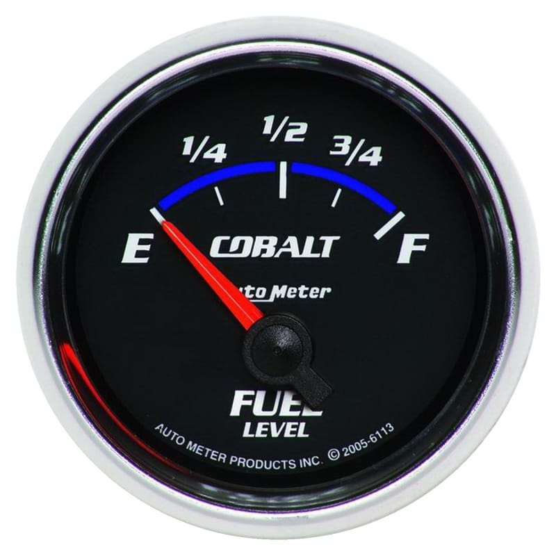 AutoMeter — Autometer Cobalt 52mm 0 E/90 F SSE Fuel Level Gauge
GA 2" FUEL 0-90 CB