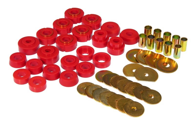 Prothane — Prothane 65-70 GM Various 2dr Hardtop Body Mount - Red
BODY/SUB-FRAME MNTS