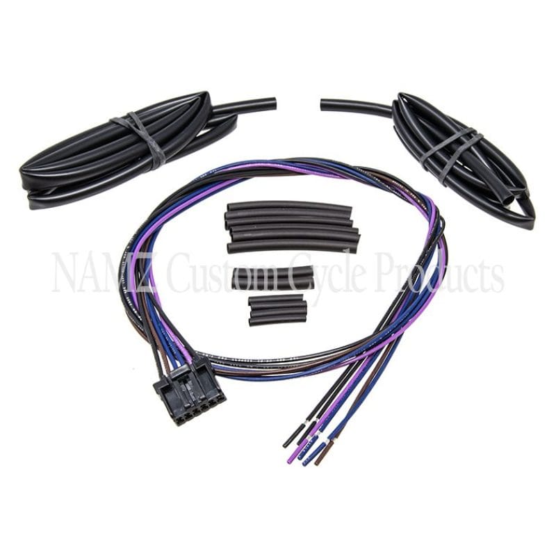 NAMZ — NAMZ 11-17 V-Twin FXST/FLST w/Switch Housing Mounted Signal Front Turn Sig Relocation Harness 36in.