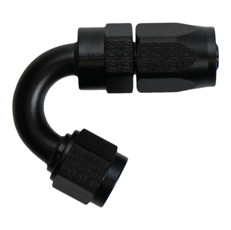 DeatschWerks — DeatschWerks 6AN Female Flare Swivel 150-degree Hose End CPE
Lines & Fittings
