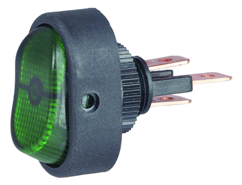 Hella — Hella Switch Rocker Spst Grn