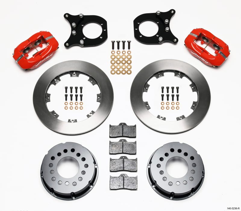 Wilwood — Wilwood Forged Dynalite P/S Rear Kit Red Chev 12 Bolt w/Clip Eliminator
BRAKE KIT