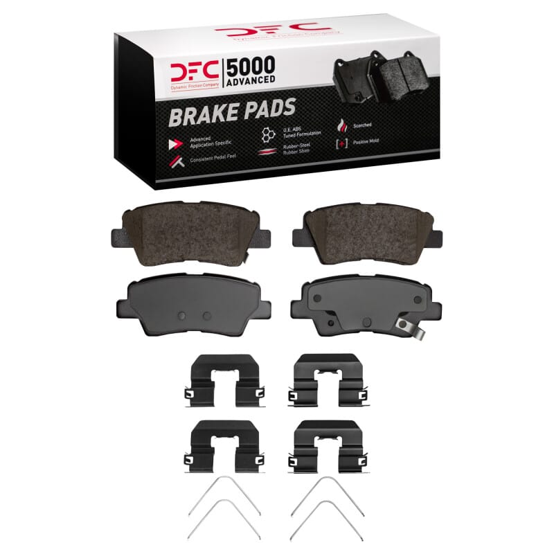 DFC — DFC 09-22 Hyundai Tucson Rear 5000 Advanced Ceramic Brake Pads and Hardware Kit
DFC Brake Pad Set