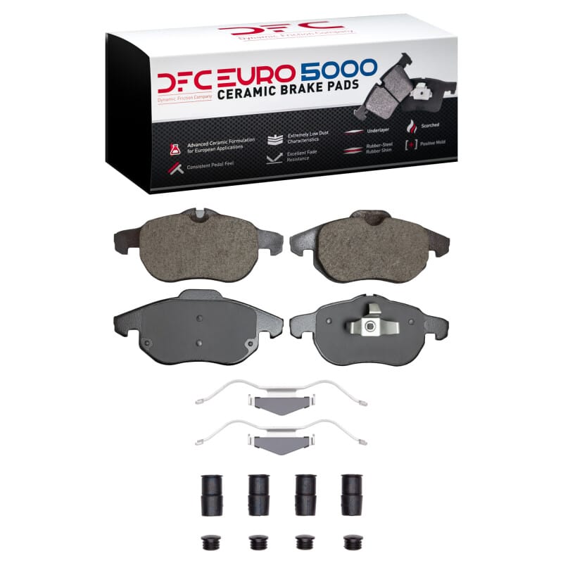 DFC — DFC 03-05 Saab 9-3 Front Euro 5000 Ceramic Brake Pads and Hardware Kit
DFC EURO Pads + HW