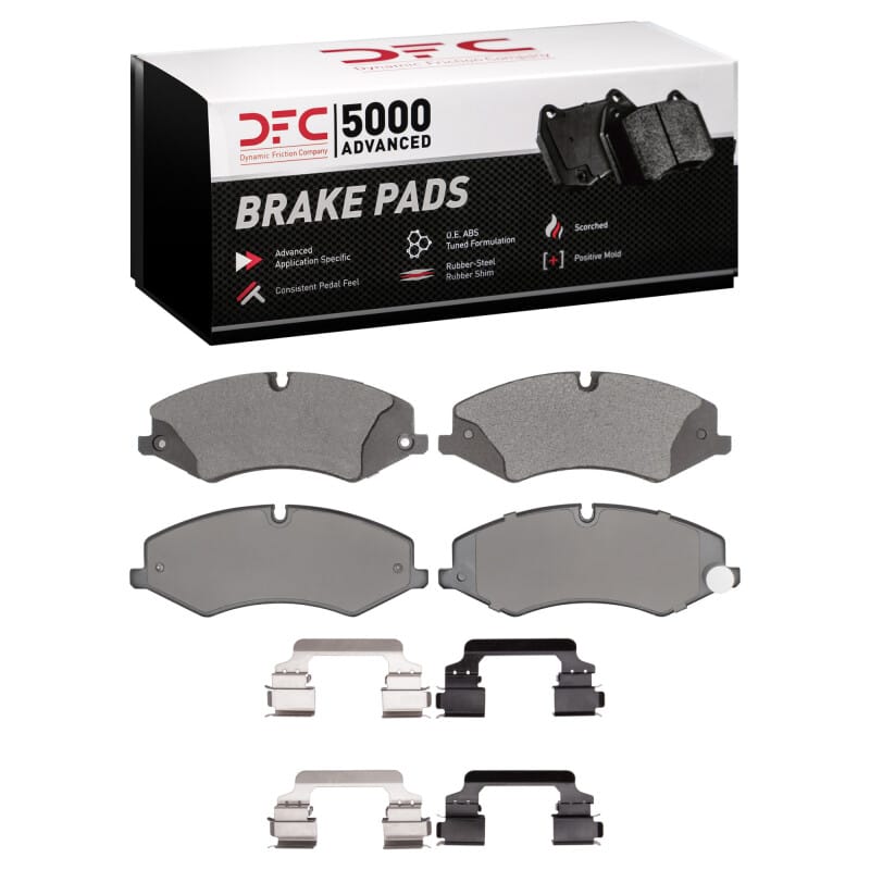DFC — DFC 10-17 Land Rover Discovery (Latin America) Front 5000 Adv Low Metallic Brake Pads & Hardware Kit
DFC Brake Pad Set