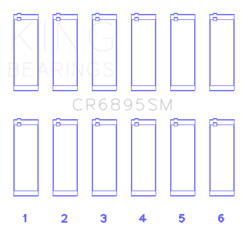 King Engine Bearings — King Engine Bearings Ford Ecoboost 3.5L V6 (Size +0.75mm) Connecting Rod Bearing Set
Engine Bearing