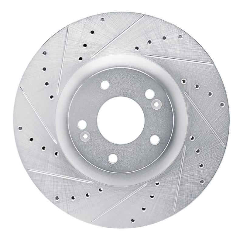 R1 Concepts — R1 2021-2025 Hyundai Santa Fe Front Left Drilled & Slotted Silver Brake Rotor
Disc Brake Rotor