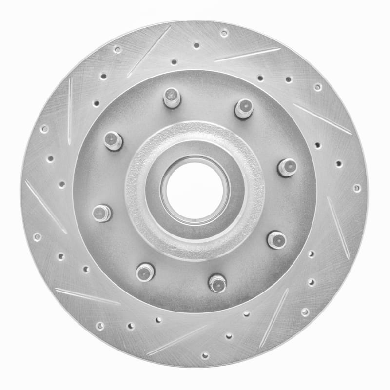 R1 Concepts — R1 98-03 Dodge Ram 2500 Van Front Left Drilled & Slotted Silver Brake Rotor
R1 Brake Rotor Drill