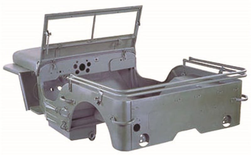 OMIX — Omix Steel Body Kit- 44-45 Willys MB
Body Tub Kit