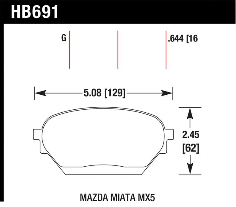 Hawk Performance — DTC-60 Disc Brake Pad