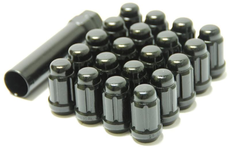 Wheel Mate — Wheel Mate Muteki Closed End Lug Nuts - Deep Black 12x1.50