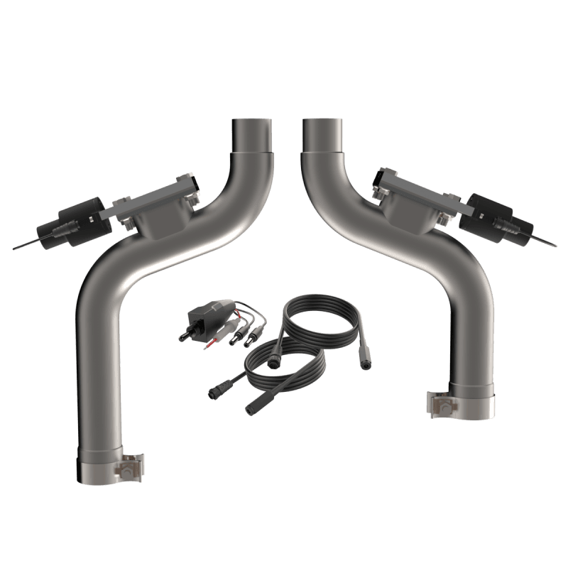 QTP — 2015-2017 Ford Mustang GT QTP Aggressor Cutout Pipes