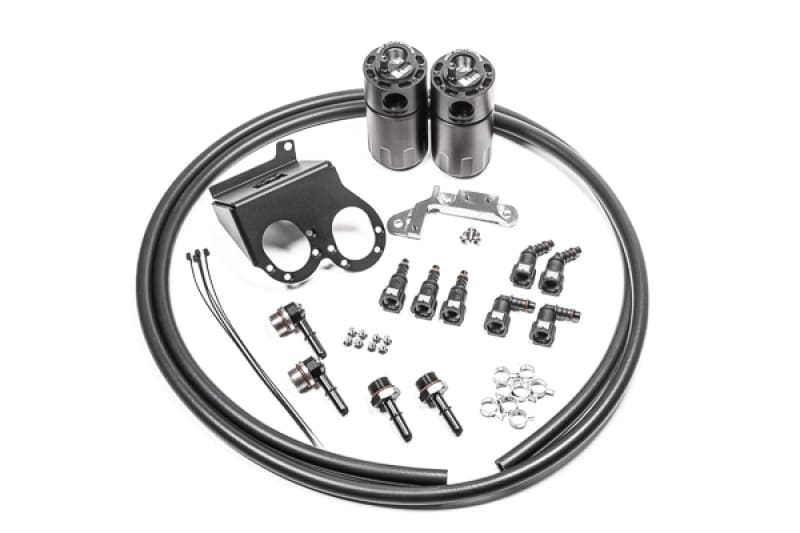 Radium Engineering — Radium 14-19 Chevrolet Corvette LT1 CCV Fluid Lock Dual Catch Can Kit
CATCH CAN KIT