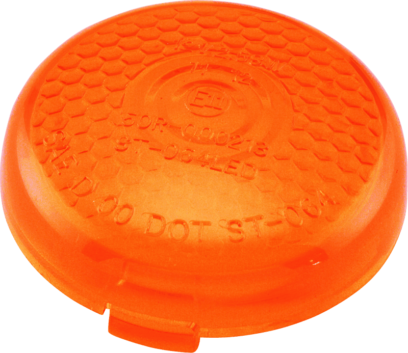Bikers Choice — Bikers Choice Replacement Honeycomb Amber Lens For LED Bullet Turn Signal