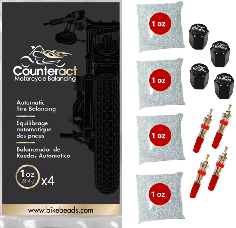 Counteract — Counteract Motorcycle Balancing Bead Shop Pack (4) 1oz Bags