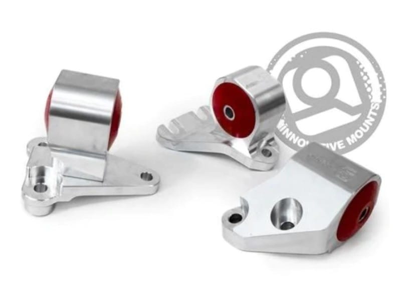 Innovative Mounts — Innovative 92-93 Integra (Non GSR) B-Series Silver Aluminum Mounts 95A Bushings