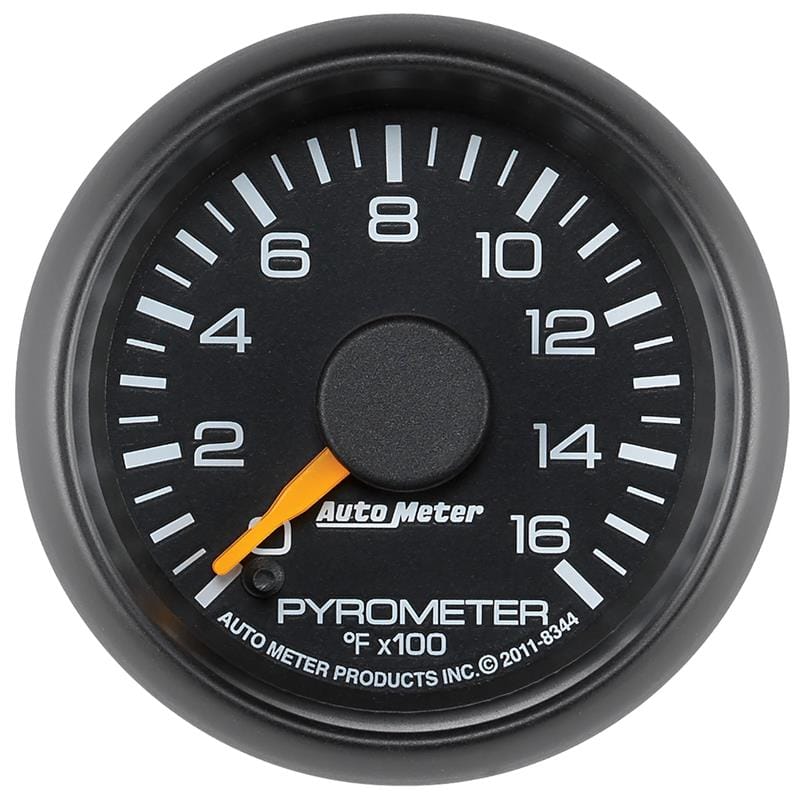 AutoMeter — Autometer Factory Match GM 2-1/16in 1600 Degree Electric Pyrometer (EGT) Gauge
2-1/16" PYRO KIT, 0-