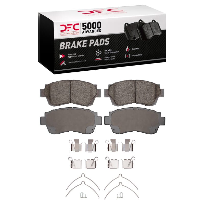 DFC — DFC 90-98 Lexus ES300 Front 5000 Advanced Ceramic Brake Pads and Hardware Kit
DFC Brake Pad Set