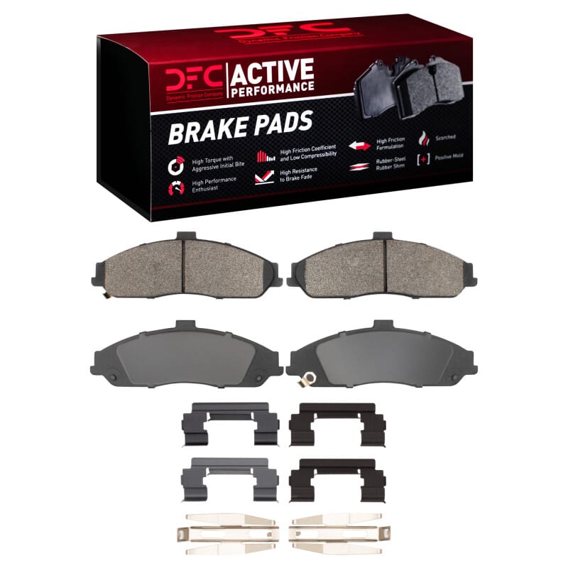 DFC — DFC 97-13 Chevrolet Corvette Front Active Performance Pads and Hardware Kit
DFC Brake Pad Set
