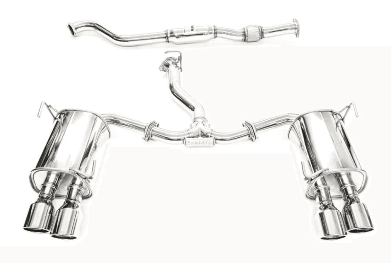 Invidia — Invidia 2022+ Subaru WRX Q300 Rolled Stainless Steel Tip Cat-Back Exhaust