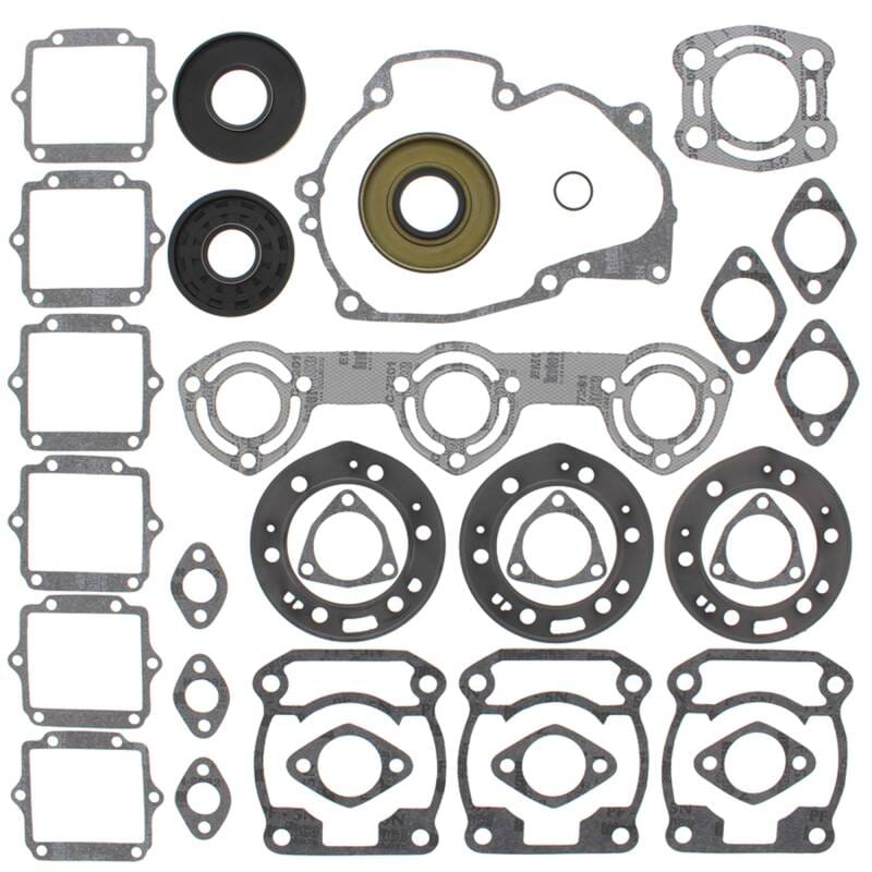 Vertex Pistons — Vertex Gaskets 93-95 Polaris SLT750/SL750 Complete Gasket Kit w/ Oil Seals