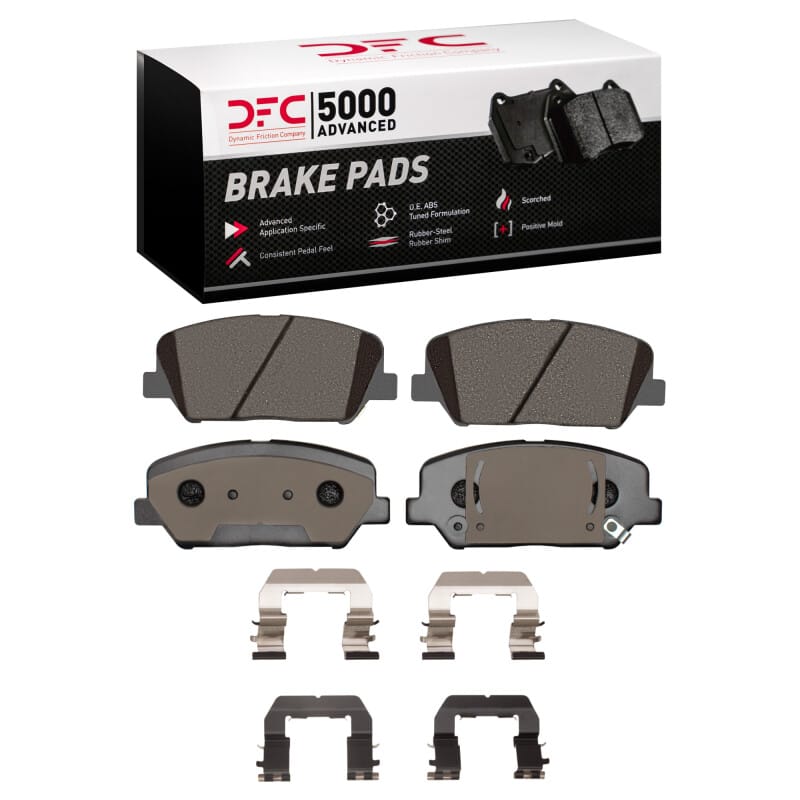 DFC — DFC 10-16 Hyundai Genesis Coupe Front 5000 Advanced Ceramic Brake Pads and Hardware Kit
DFC Brake Pad Set
