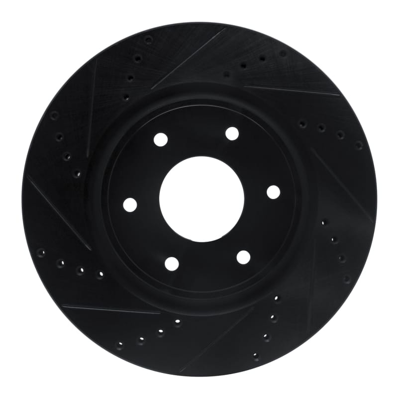 R1 Concepts — R1 05-07 Infiniti QX56 Front Left Drilled & Slotted Black Brake Rotor
R1 Brake Rotor Drill