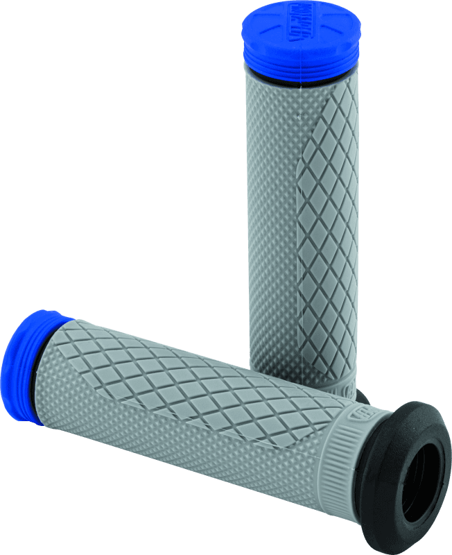 ProTaper — ProTaper Tri Density Full Diamond ATV Grips - Blue