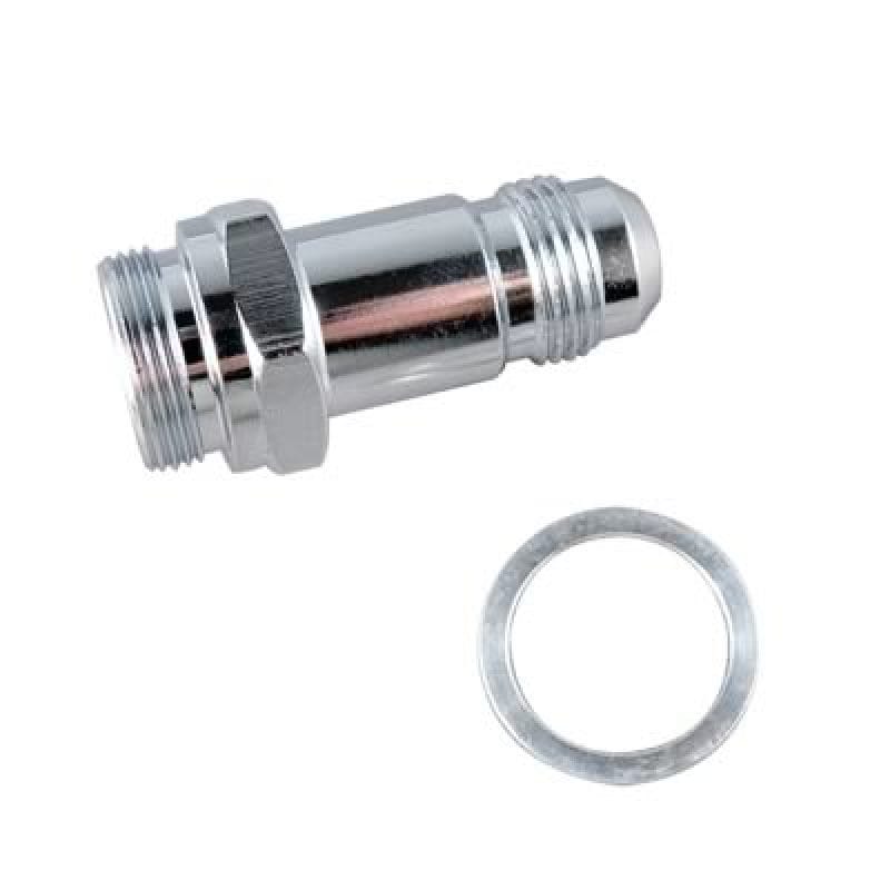 Fragola — Fragola -6AN x 7/8-20 Carb Adapter Long 3in - Chrome