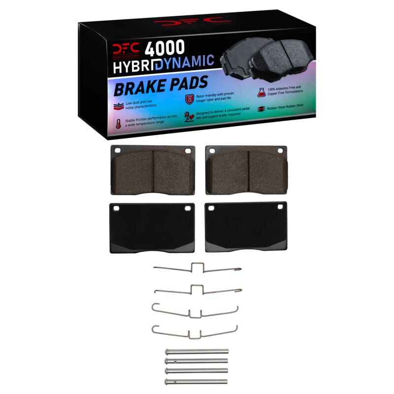 DFC — DFC 73-97 Jaguar XJ12 Front 4000 HybriDynamic Brake Pads and Hardware Kit
DFC Brake Pad Set