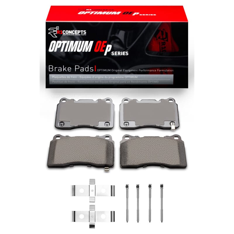 R1 Concepts — R1 05-06 Ford GT Front Optimum OE Pads & Hardware Kit
R1 Optimum Oe Pads a