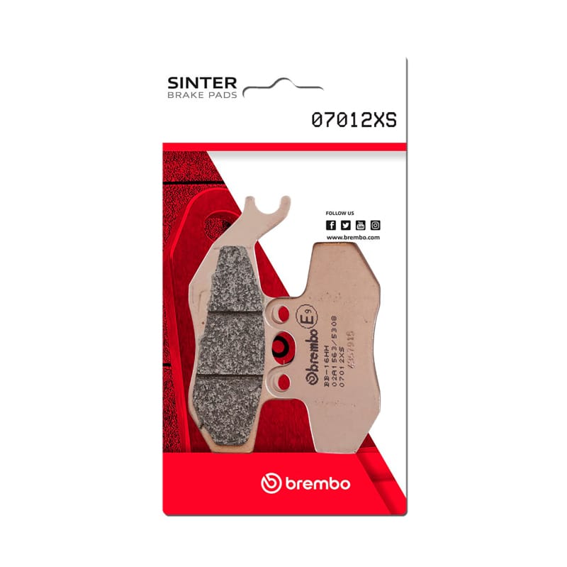 Brembo OE Powersports — Brembo OE 99-03 Piaggio Vespa GT Hexagon 250cc Sinter Brake Pad - Front