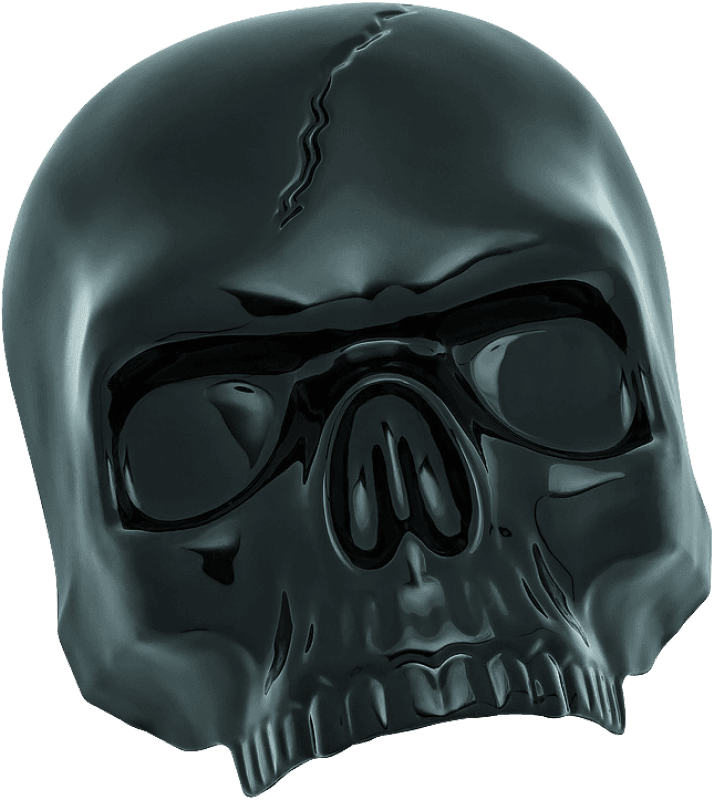 Kuryakyn — Kuryakyn Skull Horn Cover Black