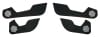 Revel — Revel GT Design Kick Panel Cover (Red Stitch) 18-19 Honda Civic Type-R / Hatchback - 4 Pieces