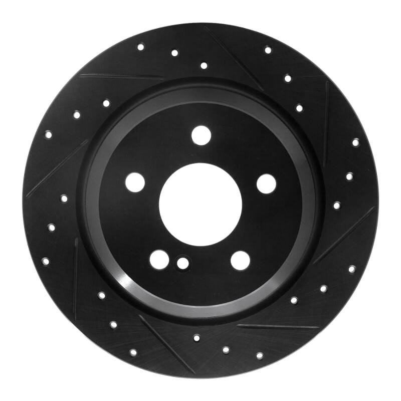 R1 Concepts — R1 07-13 Mercedes-Benz S550 Rear Right Drilled & Slotted Black Brake Rotor
R1 Brake Rotor Drill