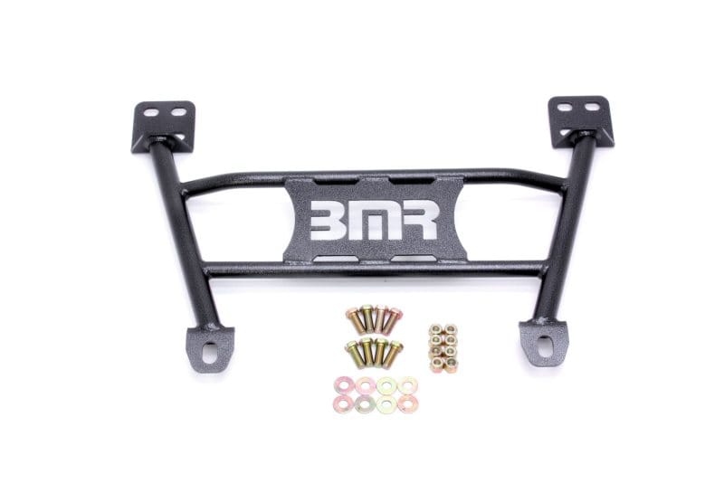 BMR Suspension — BMR 05-14 S197 Mustang Radiator Support Chassis Brace - Black Hammertone