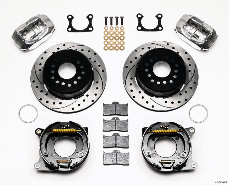 Wilwood — Wilwood Forged Dynalite P/S P-B Kit Drilled Polished Big Ford 2.36in Offset
BRAKE KIT