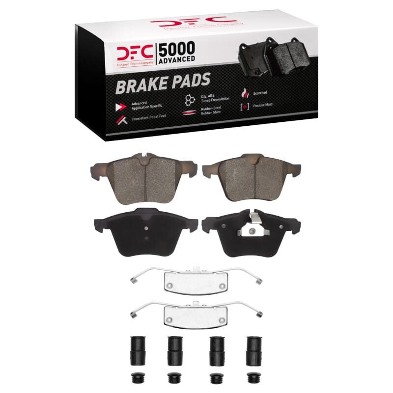 DFC — DFC 07-18 Volvo V60/S60 Front 5000 Advanced Ceramic Brake Pads & Hardware Kit
DFC Brake Pad Set