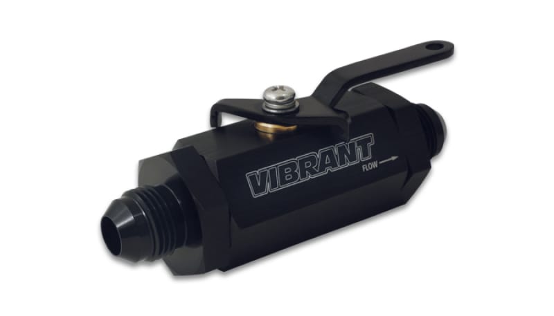 Vibrant — Vibrant -8AN to -8AN Male Shut Off Valve - Black
-8ANMaleShutOffValve
