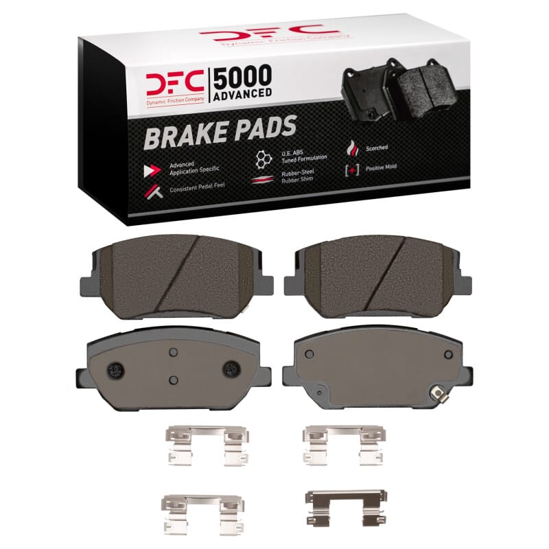 DFC — DFC 19-20 Hyundai Santa Fe Front 5000 Advanced Ceramic Brake Pads and Hardware Kit