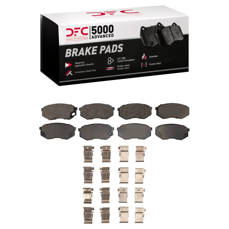 DFC — DFC 95-04 Mitsubishi Fuso FE Front 5000 Advanced Semi Metallic Brake Pads and Hardware Kit
DFC Brake Pad Set