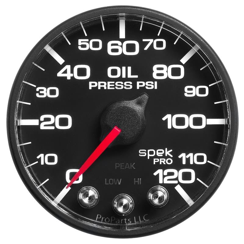 AutoMeter — 2-1/16" OIL PRESS, 0-120 PSI, BFB, ECU, SPEK