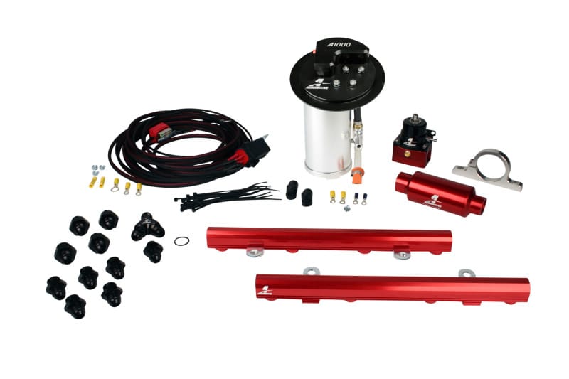 Aeromotive — Aeromotive 10-13 Ford Mustang GT Fuel System - A1000 Pump/Deluxe Wiring Kit/5.0L 4V Rails
System/Kit