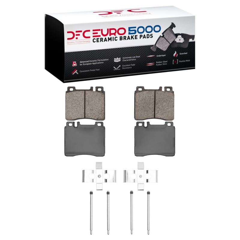 DFC — DFC 91-99 Mercedes-Benz S500 Front Euro 5000 Ceramic Brake Pads and Hardware Kit
DFC EURO Pads + HW